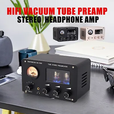 Kaufen HiFi Vakuum Röhrenverstärker Mini Heim Stereo 4-Wege Audio Umschaltbox Desktop • 59.99€