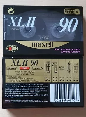 Kaufen MC, Tape, Cassette, Audio Leerkassette Maxell XL II, Neu, Verpackt,90min • 14€