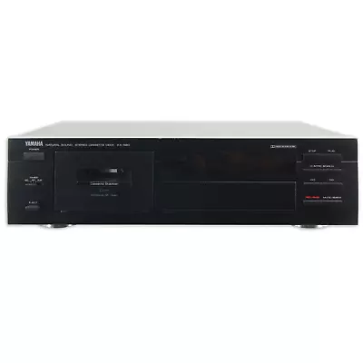 Kaufen Yamaha KX-580 Tapedeck Stereo Kassettendeck Cassette Dolby-S PlayTrim Schwarz G • 269.90€