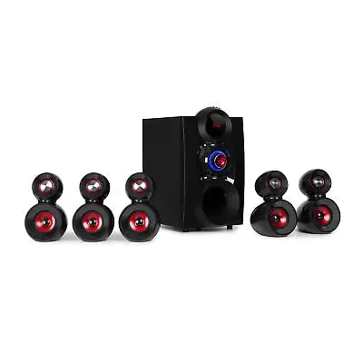 Kaufen 5.1 Surround Audiosystem Lautsprecher Gaming Boxen USB Bluetooth Subwoofer 380W • 109.99€