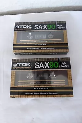 Kaufen TDK SA-X 90  Position High MC Audio Cassette Tape  Neu OVP • 70€
