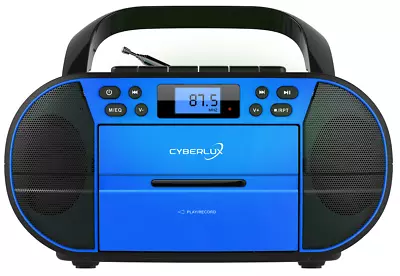 Kaufen CD-Player Kompaktanlage Boombox CD-Radio Kinder Radio Stereoanlage Blau • 34.90€
