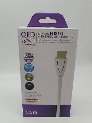 Kaufen QED EFlex HDMI 1.5m High Speed With Ethernet|3D|4K|QE5014|OVP|BLITZVERSAND  • 27.90€