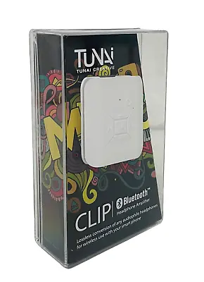 Kaufen Tunai Clip Bluetooth Headset-Adapter Kopfhörerverstärker Mit HD Mikrofon Weiß • 16.99€