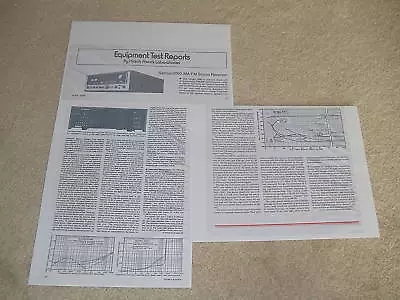 Kaufen Sansui 9090 Reciever Review, 3 Seiten, Voll Test, 1976 • 8.88€
