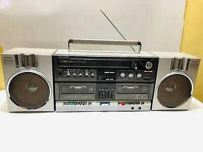 Kaufen Sharp GF-700Z Stereo Boombox Ghettoblaster Stereokassette • 176.23€