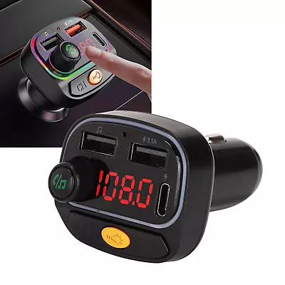 Kaufen C15 Auto BT FM Sender Radio Empfänger MP3 Player Freisprechanruf Mit Dual USB La • 12.58€