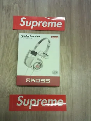 Kaufen Supreme Koss Porta Pro Drahtlose Bluetooth Kopfhörer Weiß Brandneu Mit Box • 116.72€
