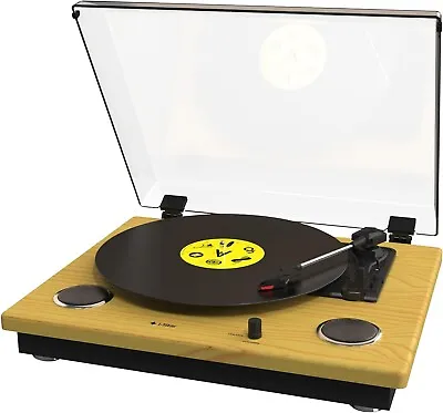 Kaufen I-Star Schallplattenspieler Mit Lautsprecher Bluetooth Plattenspieler 90104PI/18 • 79€