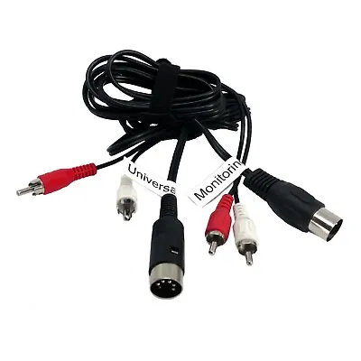 Kaufen DIN-Kabel Anschluss-Kit Für Grundig TS1000 Monitor Audio Universal-Eingang Cinch • 14.90€