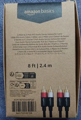Kaufen Amazon Basics RCA-RCA Audio Kabel 2,40 Meter • 14.99€