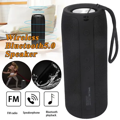 Kaufen 20W Bluetooth Lautsprecher Wireless Louder Kabelloser Subwoofer Mit Trageriemen • 16.92€