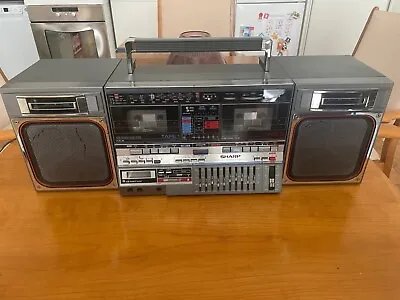 Kaufen Sharp GF-800Z  D RARE  (1982 Vintage Stéréo GhettoBlaster Boombox Poste Radio K7 • 600€