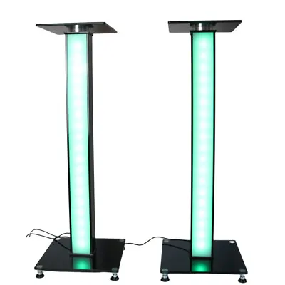 Kaufen 1 Paar Lautsprecherständer Mit LED-Beleuchtung Boxenständer Lautsprecherpodest • 149.95€
