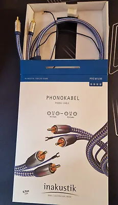 Kaufen Inakustik Premium II Phono Audiokabel RCA NF Kabel  Cinch 0,75m  • 29€