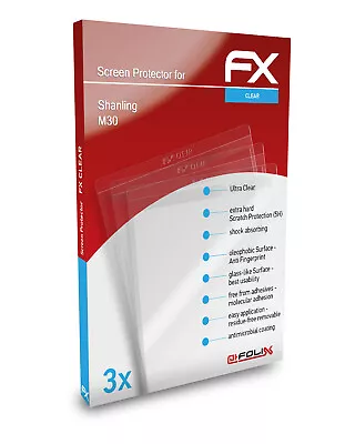 Kaufen AtFoliX 3x Displayschutzfolie Für Shanling M30 Schutzfolie Klar Folie • 12.19€