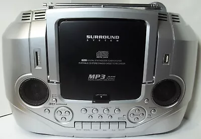 Kaufen MEDION MD 82853 FB USB MP3 CD Stereo Radiorekorder Surround TF SD-Card-Reader  • 19€