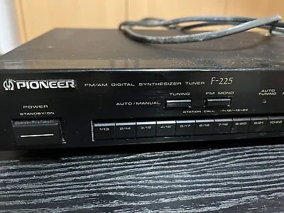 Kaufen Pioneer F-225 FM/AM Digital Synthesizer  Tuner HiFi Radio  • 24.95€