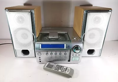 Kaufen Kenwood RD-M75MD Multi CD/Radio/Mini Disc Recorder Stereo Mit Lautsprechern Silber • 139.77€