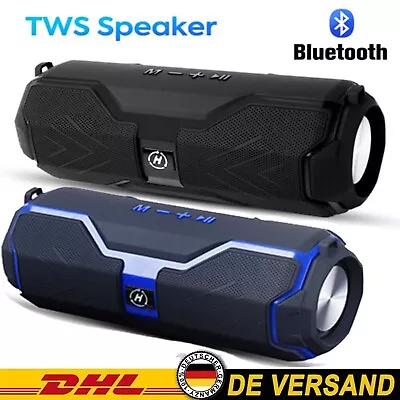 Kaufen 20w Tragbarer Wireless Bluetooth Lautsprecher Stereo Subwoofer Sd Musicbox-neu • 17.99€