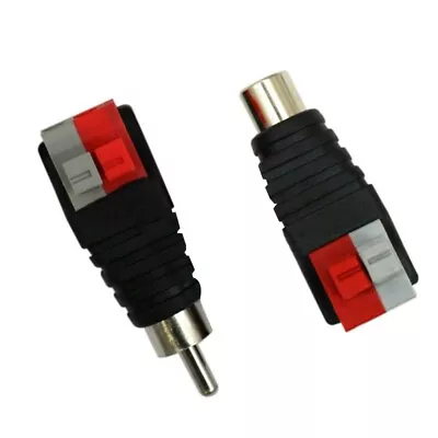 Kaufen Lautsprecherkabel Zum Audio Cinch Stecker Adapter Klinkenstecker Adapter Teile? • 8.02€