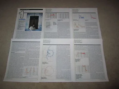 Kaufen Klipsch Lautsprecher Review, 6 Seiten, 1986 Horn, Meisten Komplett Test Ever • 11.41€