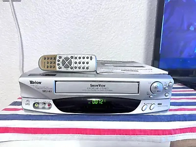 Kaufen VHS VCR TEVION MD 9080 Mit FB & Handbuch HiFi Stereo Videorecorder Videorekorder • 100€