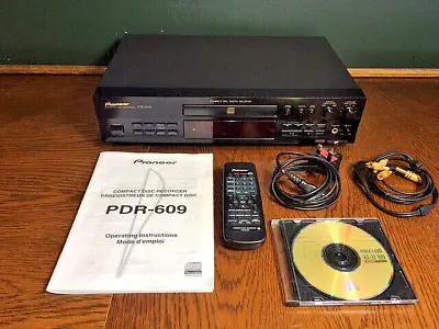 Kaufen Pioneer PDR-609 CD Player/CD Recorder Mit Fernbedienung & Bedienungsanleitung • 262.65€