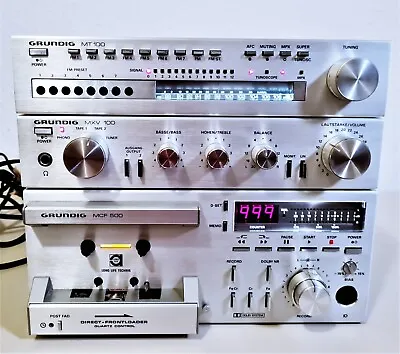 Kaufen Grundig Mini Hifi Stereo Anlage MT100+MXV100+MCF 500 • 450€