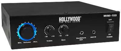 Kaufen HiFi Verstärker  Hollywood Mini-100  - 12 Und 230 Volt - Peak 100 W - Kopfhörer • 28.79€