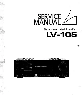 Kaufen Service Manual-Anleitung Für Luxman LV-105  • 11€