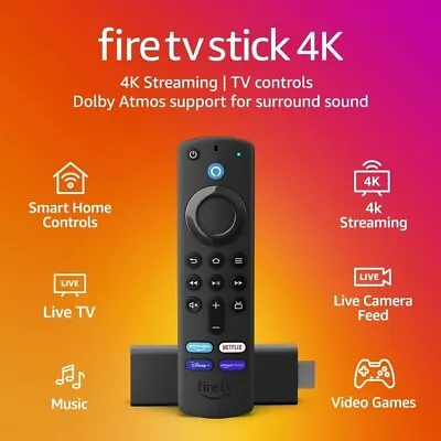 Kaufen Amazon Fire Stick 4K Ultra HD TV Stick Streaming Alexa Stimme Neueste! UK LAGER NEU • 60.93€