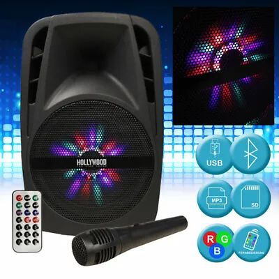 Kaufen Stereo Beschallungs Musik Anlage 300 W Bluetooth USB Mikrofon SD MP3 Schaltbar • 74.90€