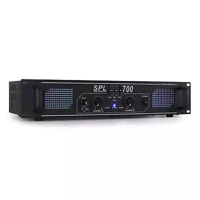 Kaufen Hifi PA Verstärker Amplifier DJ Endstufe LED Equalizer 4-8 Ohm Stereo 2000W • 129.99€