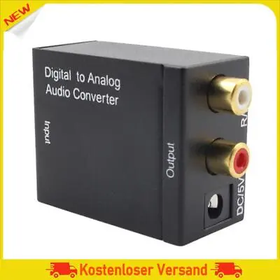 Kaufen Analog To Digital Signal Audio Sound Adapter Optical Coax Toslink SPDIF Adapter • 7.60€