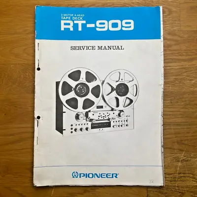 Kaufen [BDA] - PIONEER RT-909 - ORIGINAL - Service Manual / Schaltbilder • 129€