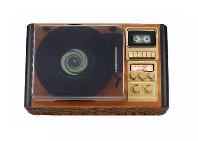Kaufen Reflexion HIF1975BT Vintage Plattenspieler Im Holzgehäuse Bluetooth Kassette UKW • 149.90€