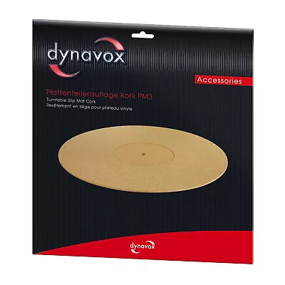 Kaufen Dynavox Plattentellerauflage PM3 Kork | Ø 300 Mm Plattenspieler Slipmat • 9.99€
