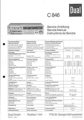 Kaufen Dual Original Service Manual Für C 846   • 13.50€
