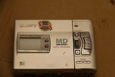 Kaufen Sony MD MZ - R 50 Minidisc Player Recorder - Silber Ungeprüft Defekt 11-002 • 35€