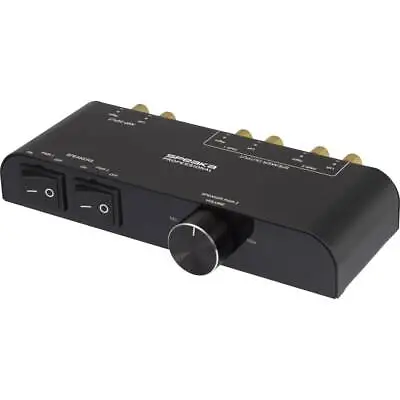 Kaufen SpeaKa Professional 2 Port Lautsprecher-Umschalter Integrierter Lautstärkeregler • 55.99€