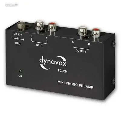 Kaufen Phono-Vor-Verstärker, Dynavox TC-20, Plattenspieler Entzerrer, Brummen, Preamp • 27.99€