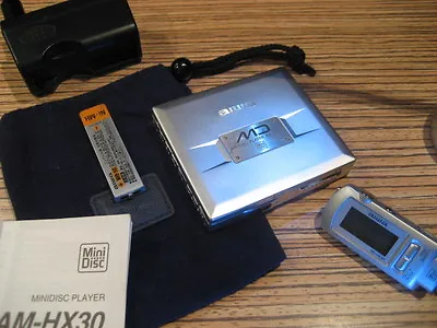Kaufen Aiwa MD AM HX30 Minidisc Player  + Ohrh. + Fernbedienung • 139.99€