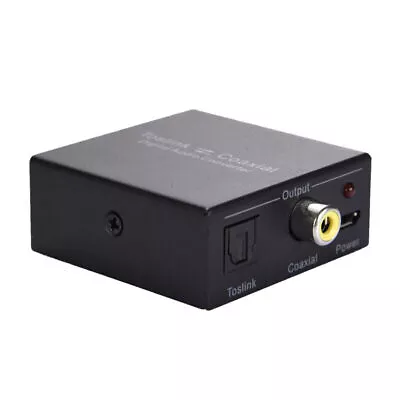 Kaufen 2-Wege Digital Coax Koaxial SPDIF Zu Toslink Optical Audio Konverter Adapter • 12.63€