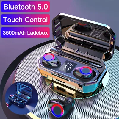 Kaufen TWS Bluetooth 5.0 Kopfhörer In-Ear Ohrhörer Headsets Mit Ladebox Touch Control • 13.99€