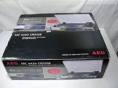 Kaufen Neu! - AEG MC 4420 CR - Plattenspieler Mit USB / SD Card / Umwandeln In Mp3👍 • 35.50€