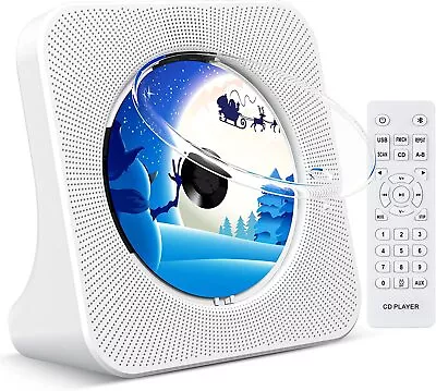Kaufen CD Player Mobiler MP3 Spieler Bluetooth LCD Display Boombox Mit Fernbedienung • 45.99€