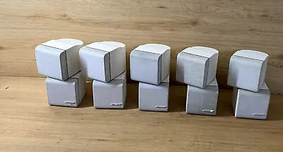Kaufen 5 Stück Bose Acoustimass Lifestyle Doppelcube Series II Lautsprecher Box Weiss • 139.99€