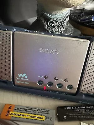 Kaufen 2x SONY WALKMAN MZ-E810SP Portable MD Player Silver  & Rosa/weiss • 299€