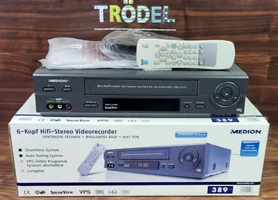 Kaufen MEDION MD 42277 HiFi 6 Kopf VHS Videorecorder Videorekorder *Gerantie* #95 • 219.98€